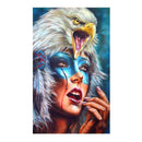 Eagle Beauty DIY Round Diamond Painting Embroidery Kits Cross Stitch Mosaic