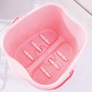 Foot Soaking Bucket Abs Plastic Foot Bath Tub Massage Roller Footbath Barre