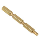 50 Pcs M3 Male x M3 Female 11mm Length Brass Screw Thread PCB Stand-off Spa P6G5