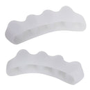 1 Pair Women Lady Gel Silicone Toe Straighteners Separator Hallux Valgus Bunion