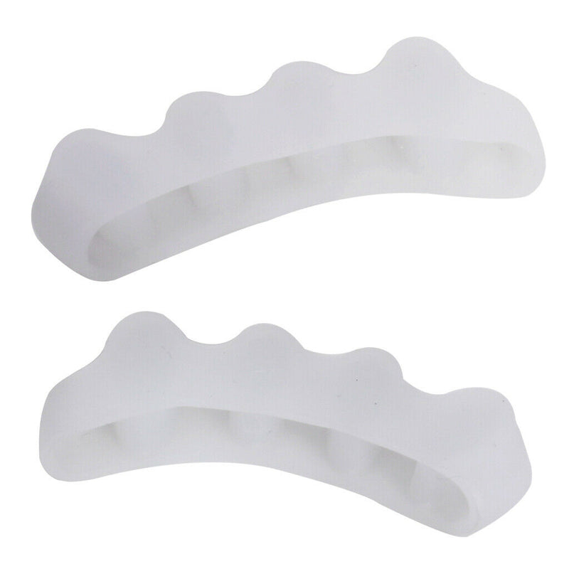 1 Pair Women Lady Gel Silicone Toe Straighteners Separator Hallux Valgus Bunion