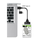 20cm USB 3.0 USB C to SATA 2 in 1 Converter Cable Support 2.5 inch SATA SSD