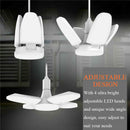 80W E27 Led Fan Garage Light 360 Degrees Deformable Led High Bay Industrial  Hn