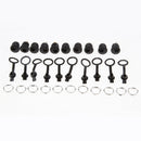10x DC-022 DC Power Jack Socket Female 5.5x2.1mm DC Connector Panel Mounting