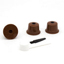3pcs  Stainless Coffee Filter Refillable Coffee Capsules fit for Caffitaly