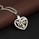 1PC Heart MOM Urn Pendant Cremation Ashes Memory NecklaceBX