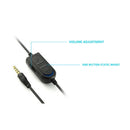 Wired Gaming Headset Headphones with Rotatable Microphone for PS4 Xbox One PC