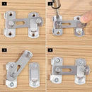 Stainless Steel Hasp Latch Lock Sliding Door Simple Convenience Window Cabi R5W2