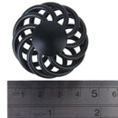 1 x Spiral Cage Design Cabinet/Cupboard/Wardrobe Handle Knob---Black