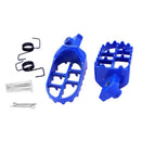 Blue CNC Aluminum Foot Pegs Footrest Pedals for Yamaha PW80 Pit Dirt Bike