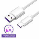 Fast Charging USB-C Cable 5A Super Charge USB Type-C for Huawei Mate 10 Plus P10
