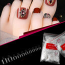 1000pcs DIY Nail Art Full False Foot Toe Nail Tips Acrylic Gel Clear Color