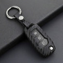 Carbon fiber car key case for Ford F-150 Ecosport Ranger Explorer New keychain