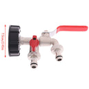 Double Tap  IBC Water Tank Connector Adapter TapJ Gw