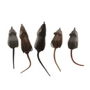 5pcs Artificial Rubber Mouse Rats Soft Fishing Lures Baits Bass Snakehead