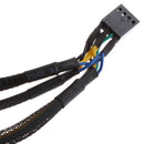 15cm PWM 3 pin /4 pin 3 ways Y Splitter PC Fan Power Cable