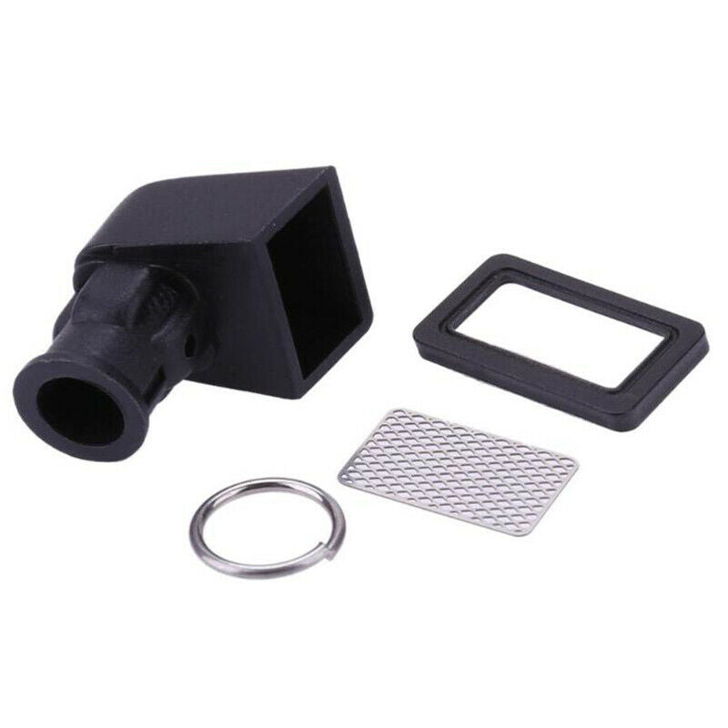 1/10 RC Crawler Black Rubber Safari Snorkel for Axial SCX10 II 90046 90047 RP9C3