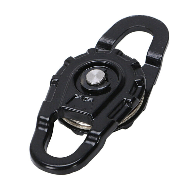 2x Metal Alloy Winch Snatch Block Black 1:10 RC Car Vehicle Crawler Parts