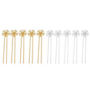5x Ladies Metal French Clip Flower Leaves Hair Clip Retro Hairpin Barrette N