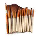 12Pro Makeup Brushes Set Kabuki Foundation EyeshadowLip BrushTool Mini BDME
