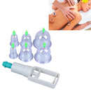 6xCups Chinese Vacuum Body Cupping Massage Healthy preservation SuctionJ Gw