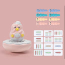 Cute Chick Tumbler Magnetic Catch Insects Game Kids Development Toys Pink