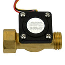 1Pcs G1/2 Water Flow Sensor Dn15 F=10Q 1-30L/Min Hall Flow Meter Copper Wat