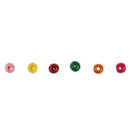 200pcs 8mm Round Spacer Colorful Loose Beads Wooden DIY Craft Decor