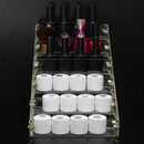 Removable Organizer Storage 6 Tiers Rack Acrylic Clear Nail Polish Cosmetic