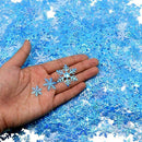 800 Pcs Reusable Snowflakes Confetti for Christmas Wedding Birthday Holiday