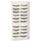 10 pairs of false eyelashes long fiber reusable Eyelash eyes makeup H9E7