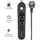 Smart  Power Plug Strip Surge Multi-Socket 4 Sockets Port  USB