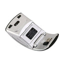 2.4GHz Wireless Laptop Folding Folding Arc Optical Mouse USB Mouse Purple