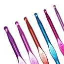 Crochet Hooks 22 in 1 Kit Crochet Tools Knit Needles Sewing Weaving Craft Set