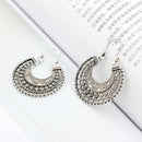 Women's Hoop Earrings Ethnic Tribal Aztec Hippy Dangle Tibetan Valentine's~ Y2X7