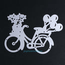 DIY Lovely Bike Metal Cutting Dies Stencil Scrapbooking Paper Card Maker Decor