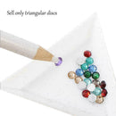 Triangle Plate Manicure Tool DIY Nail Art Decoration Plate Dotting Rhinesto K3X4