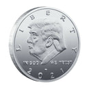2 Pieces American 45th President Donald Trump Coin US Metal Coin Collection