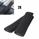 2X Black Pushchair Buggy Car Seat Safety Belt Strap Shoulder Pads Cover Harness.