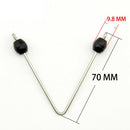 2Pcs 2.5mm Rod Wish Bone V Shape Wishbone Spearfishing Hode Adapter 9mm Terminal