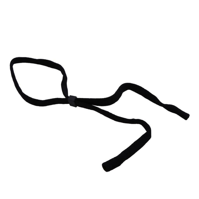 Glasses Strap Neck Cord Sport Eyeglasses String Sunglasses Band Holder Black