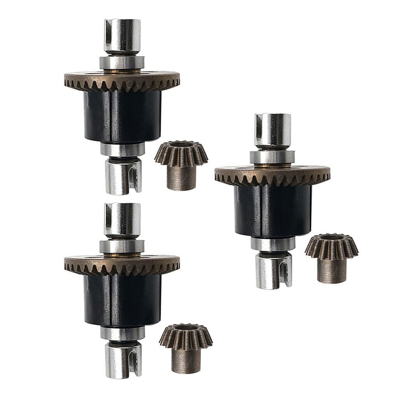 3 x Front/Rear Diff Steel Spur Gear Set for Wltoys A979-B RC Cars Parts