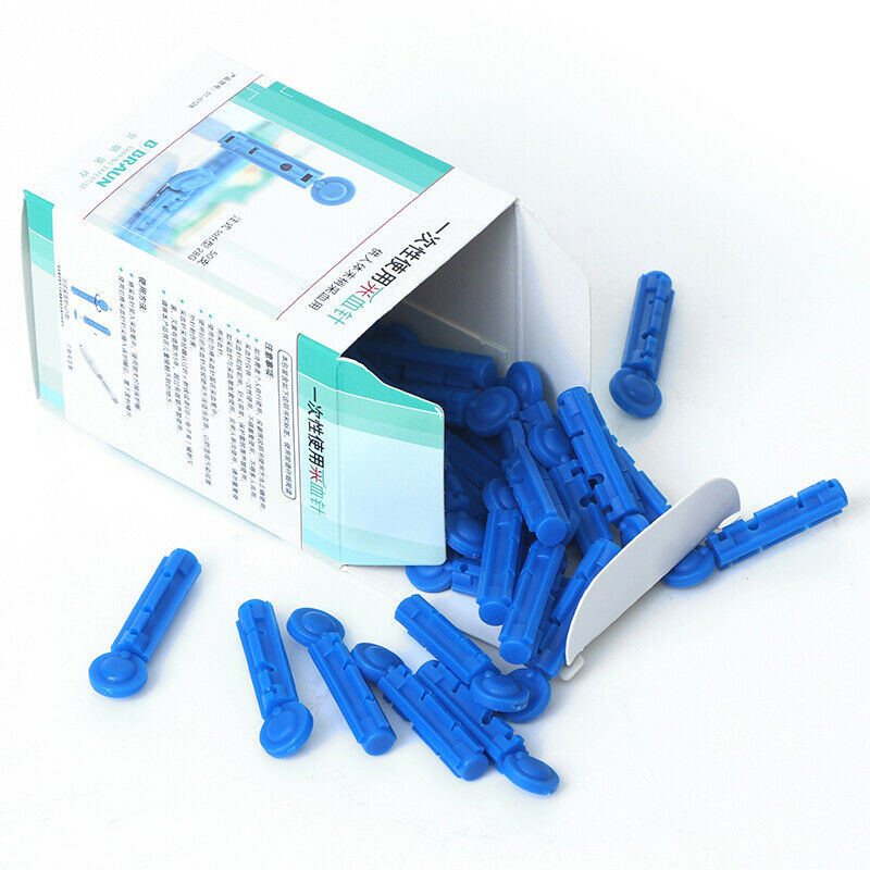 50Pcs 28g Soft Blood Glucose Medical Collecting Lancet Needles Diabetes Test Ew