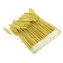 15-20cm Golden Feather Fringe Trim Sewing Edge Crafts Garment Decors 2m