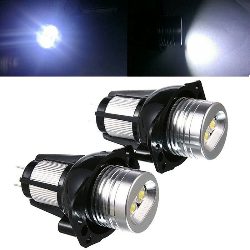 2x LED Angel Eye Halo Ring Marker Light Bulb 20W for BMW E90 E91