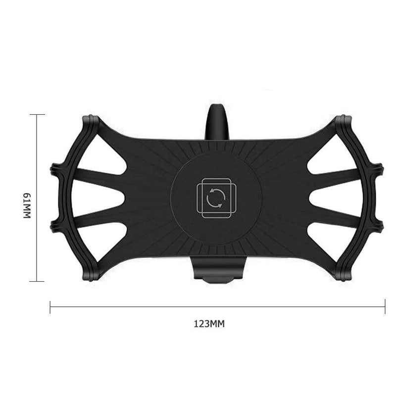 Magnetic Bike Handlebar Phone Holder 360 Degree Rotatable Bracket for 4.0-5.8 in