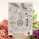 Handmade Umbrella Clear Silicone Stamp Scrapbook Photo Album Card DIY Best E4R2