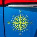 30x30cm NSWE Compass Car Stickers Vinyl Decals Styling GraphicsÃ‚Â (Yellow) A