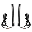 2pcs Flexible 48 LED SMD Strip Motorcycle Tail Turn Signal Light Brake Sto