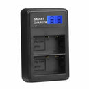 1X(Bp-511/511A Usb Lcd Display Dual Port Battery Charger For Eos 1000D,Eos